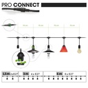 8603-G33 - Guirl. 3m 4xE27/G45 Fil 1700K