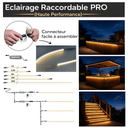 Kit Escalier 8 Bandeau Lumineux Silicone 1,2m