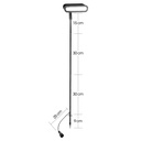 4035 - Eclairage Massif h80 cm Diffuseur Horizontal