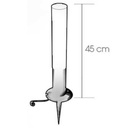 4213A-Set3 - 3 Bornes Inox à piquer LED