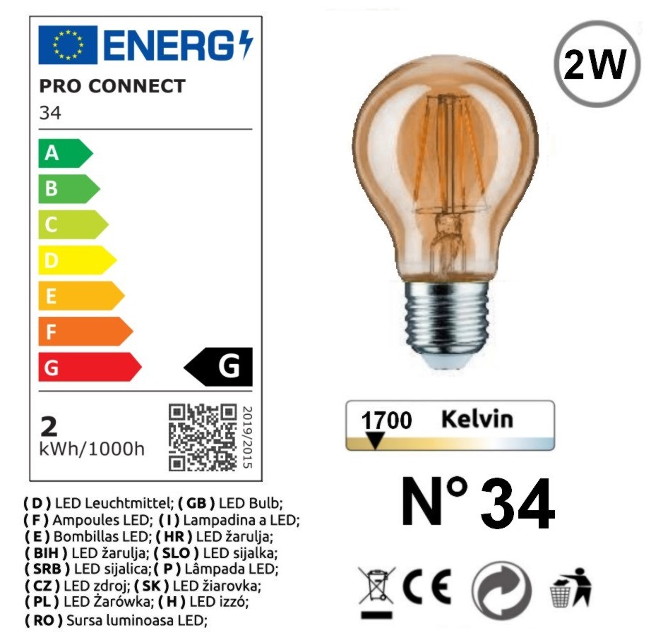 8506-G34 - Guirl. 6m 12xE27/A60 Fil 1700K