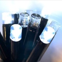 9513 - EXTENSION - Guirlande 30 LEDS (Flash) - 3 m - Fil Noir - Blanc Froid 6500°K