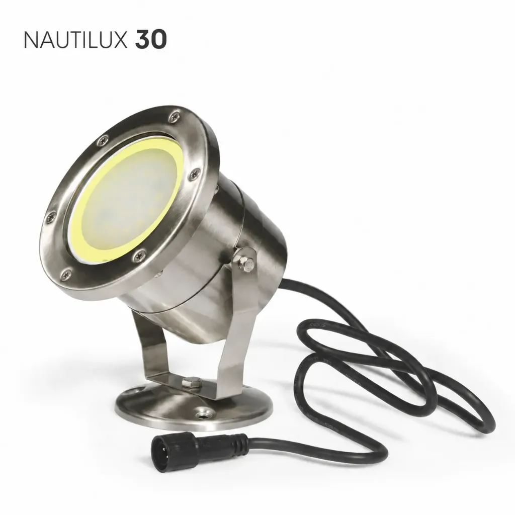 Submersible projector NAUTILUX 30 - INOX IP68(2m) - 10W