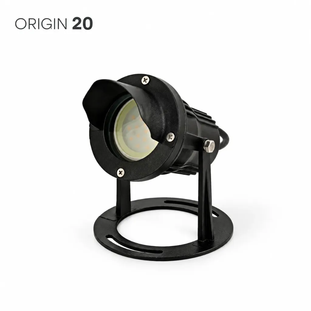 [3426Z] Projecteur Noir Alu A POSER 20 - 6,5W - 3000°K