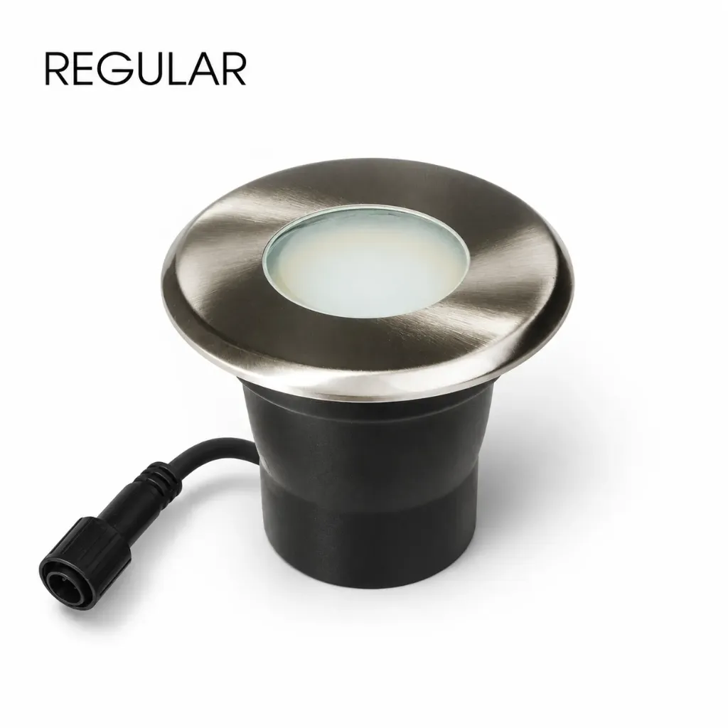 [2176] Spot à encastrer bois Ø12cm 3000°K - REGULAR
