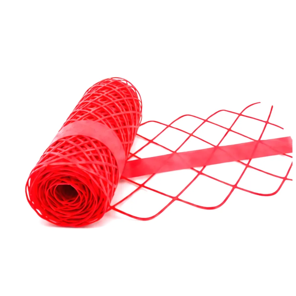 Rouleau de 25m de Grillage avertisseur PVC Rouge L.25 m x l.30 cm