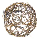 ABAT JOUR (L) Osier Naturel Ø17cm