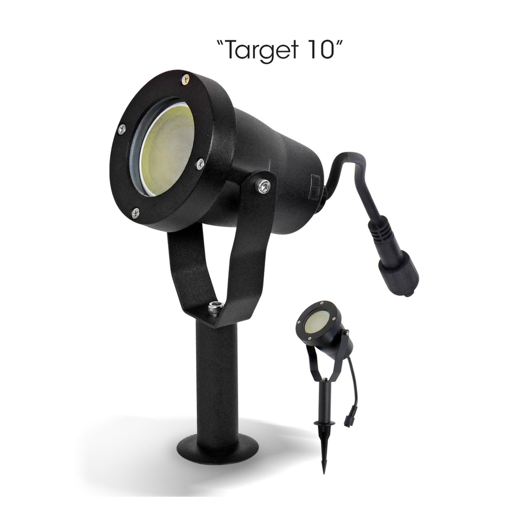 3416 - TARGET10 Black Aluminum Spotlight - 4W - 3000°K