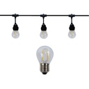 Guirlande 1,5m LIGHT WAY (Ampoules Transp.) 2xE27/G45 LED 2W - 3000K