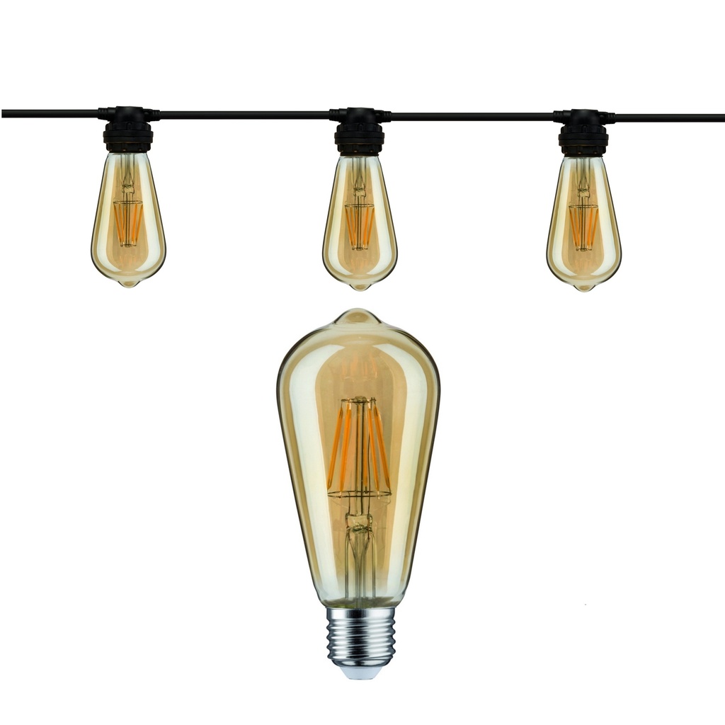 8503-G46 - Guirl. 3m 6xE27/ST64 Fil 2200K