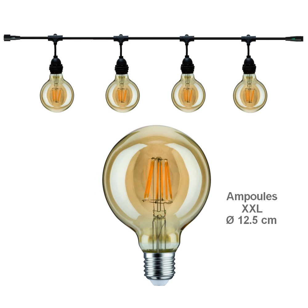 8606-C922 - Guirlande (Extension) 6m 8xE27/G125 Fil 2200K