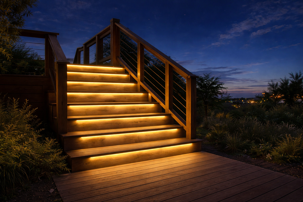 Kit Escalier 8 Bandeau Lumineux Silicone 1,2m