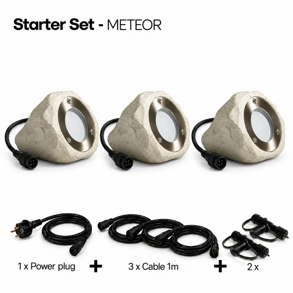 Kit 3 Resin Projector Imitation Stone 2W