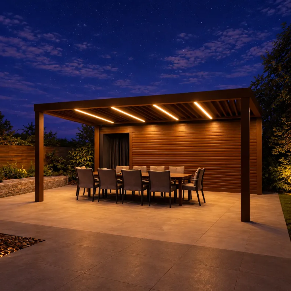 [1026] Kit Pergola Ruban LED : 4x2,5 m + Accessoires
