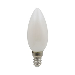 [C110] E14/C35 - 4,5W - 450 lm - 2700°K - Milky