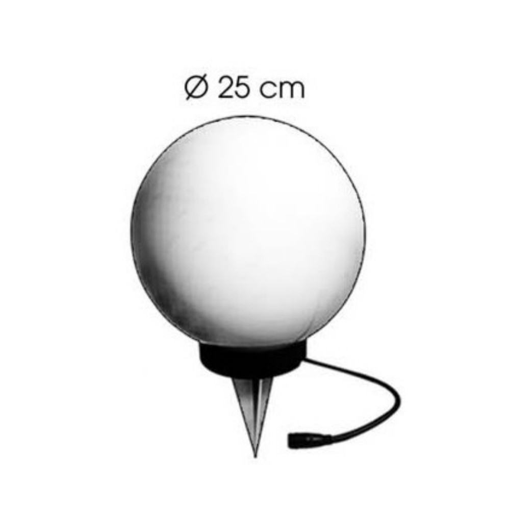 [64130] Sphère Ø25cm Blanche LED 5W