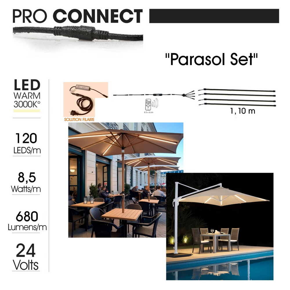 [1014] 1014P - 4 Bandeau Lumineux Silicone -1cm x 1,2 m + Telc.