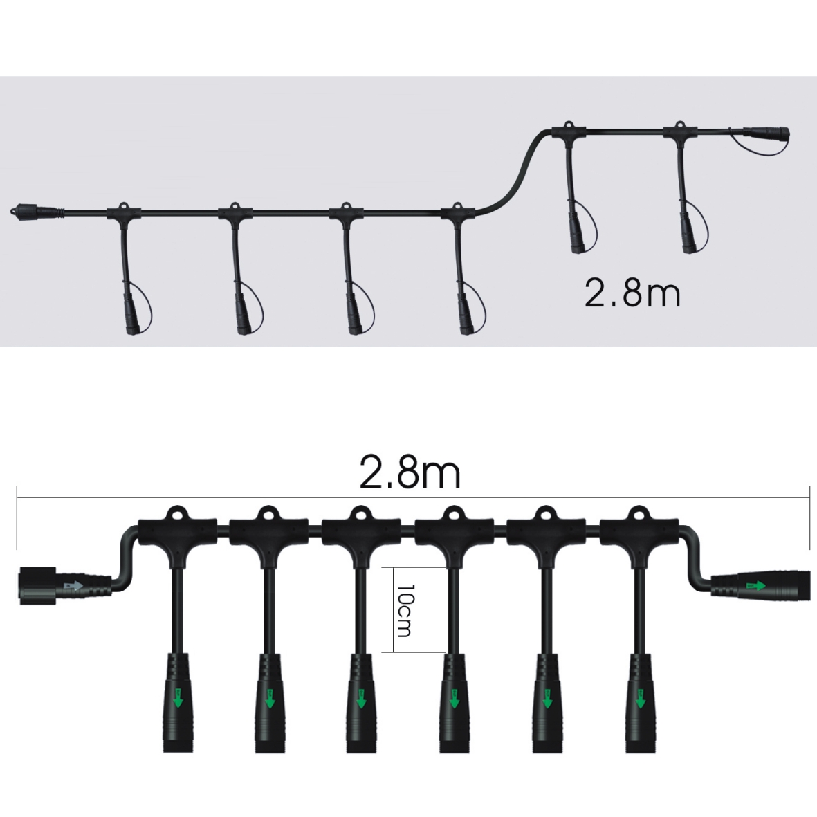 [380] 0380 - 2,80m DECKING connector