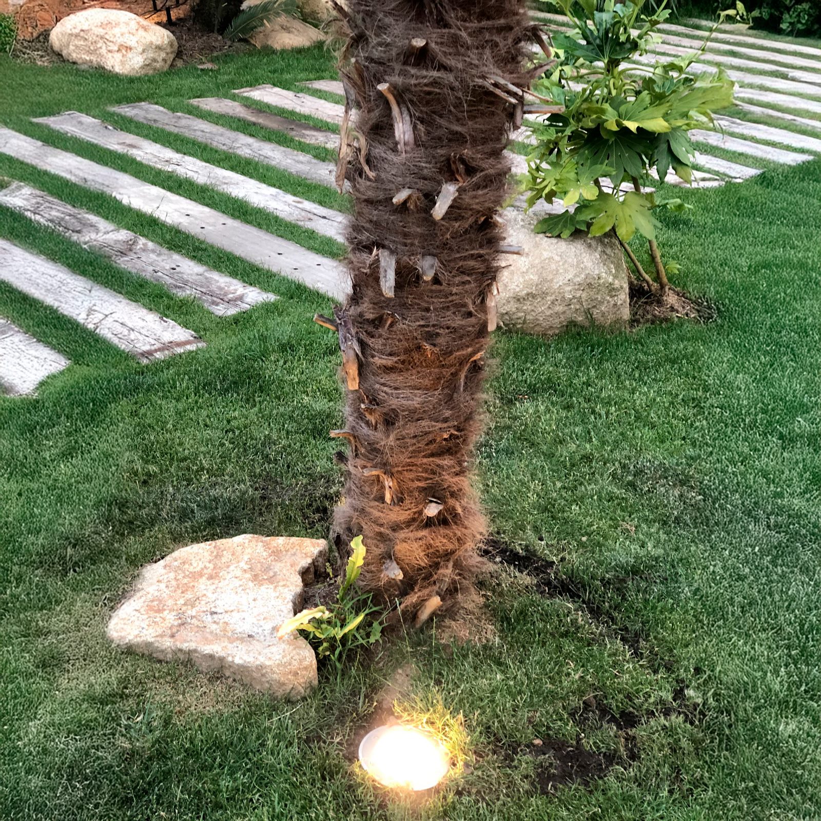 [2586] 2586 - Recessed spotlight in the garden Ø16cm 3000°K