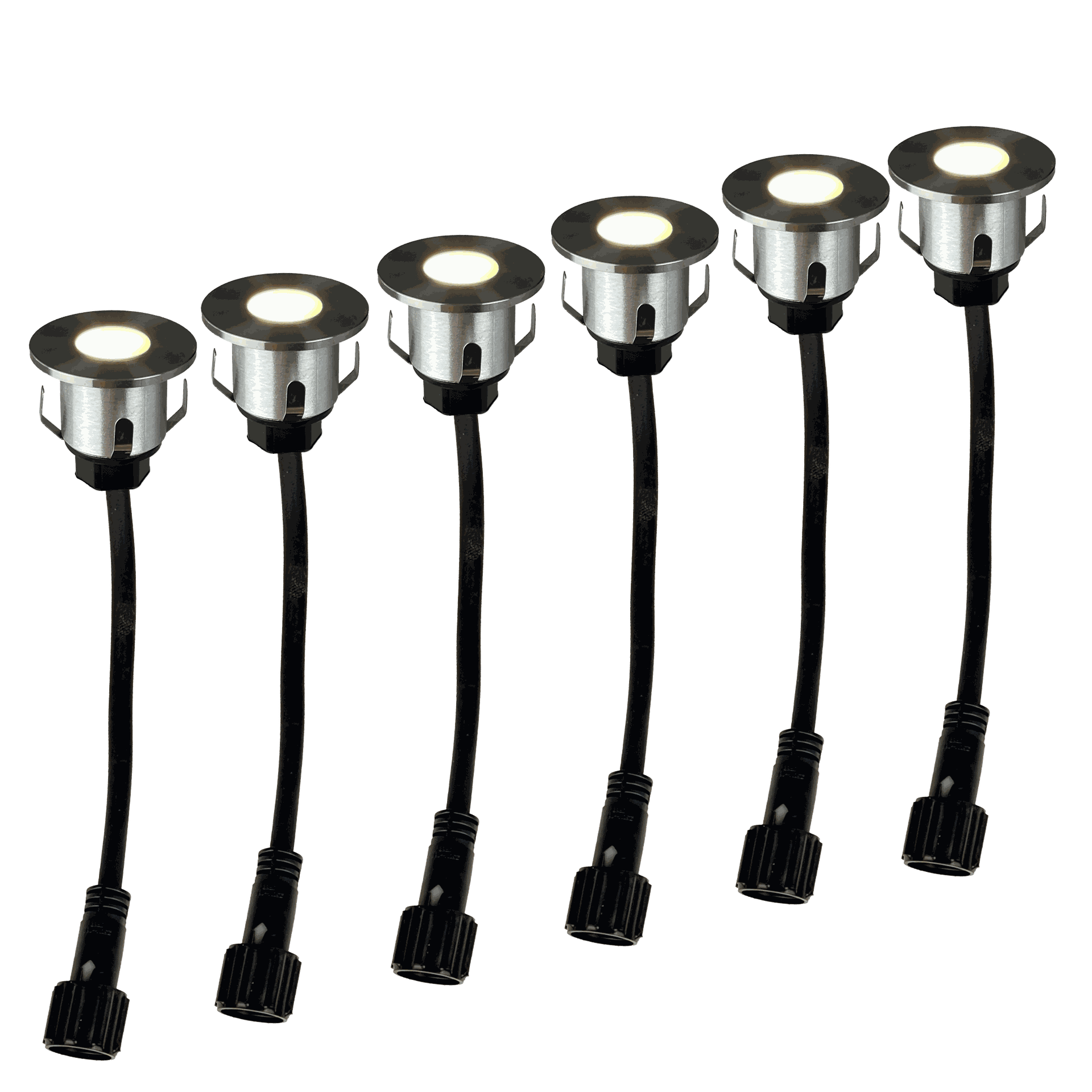 [2026] 2026 - 6 Faretti da incasso per legno Ø4,5cm - 3000°K