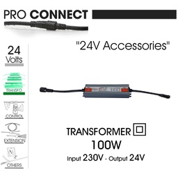 [F110] F110 - Transformateur 24V (STRIP/BARRE LED) - 100W