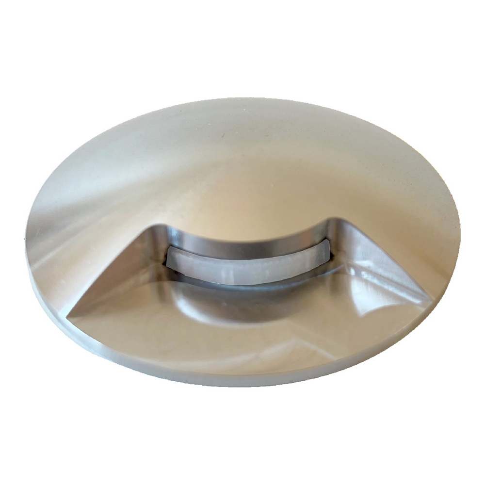 [D301] D301 - 3 Top in alluminio spazzolato per faretto Ø6cm 2036 - 1 finestra