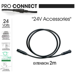 [F320] Rallonge 2m réseau 24V - Bandeaux LED (3000°K)