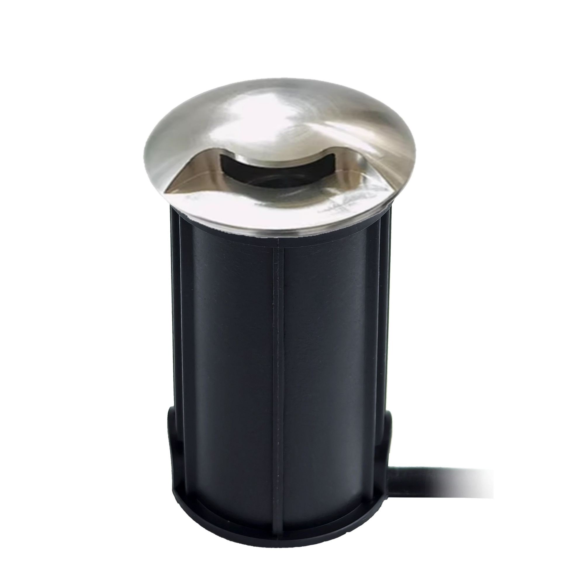 [2646-D401] 2646-D401 - Betonnen inbouwspot Ø 52mm 3W 3000°K - Boven RVS 1 raam