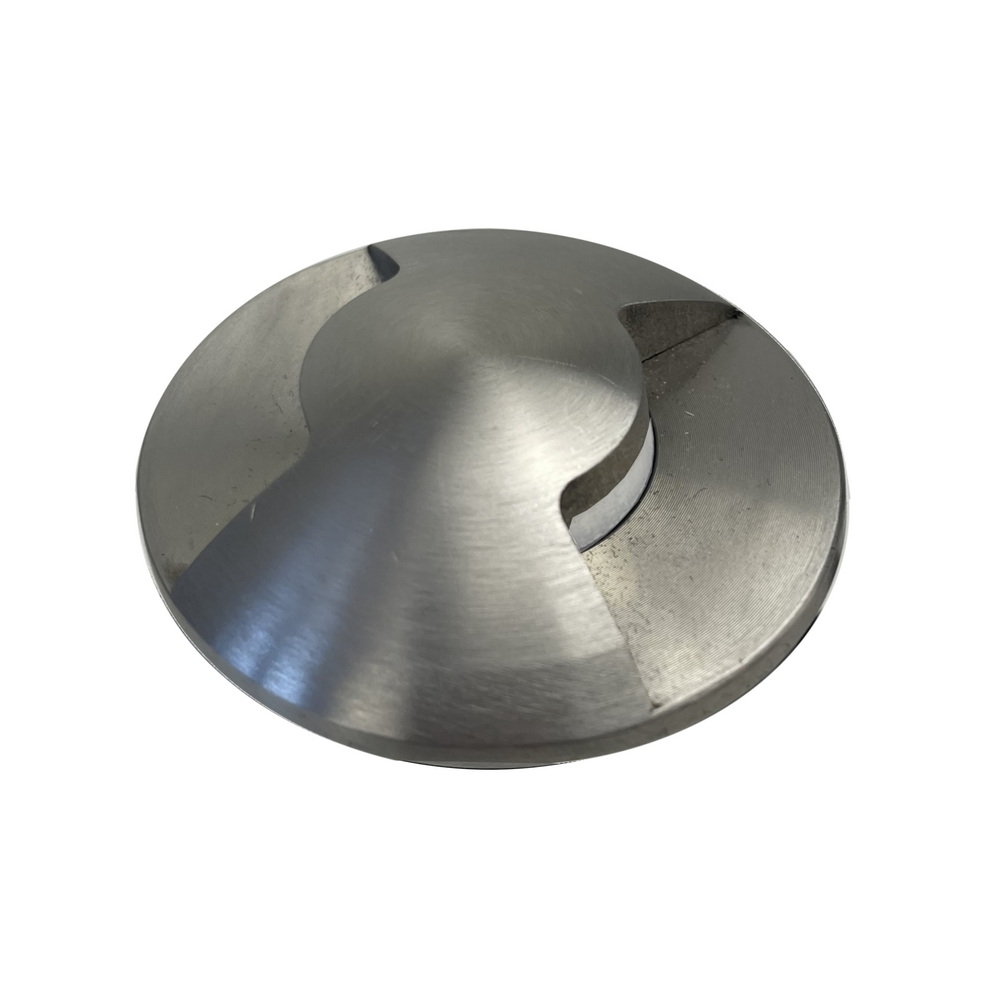 [2646-D402] 2646-D402 - Betonnen inbouwspot Ø 52mm 3W 3000°K - Boven RVS 2 ramen