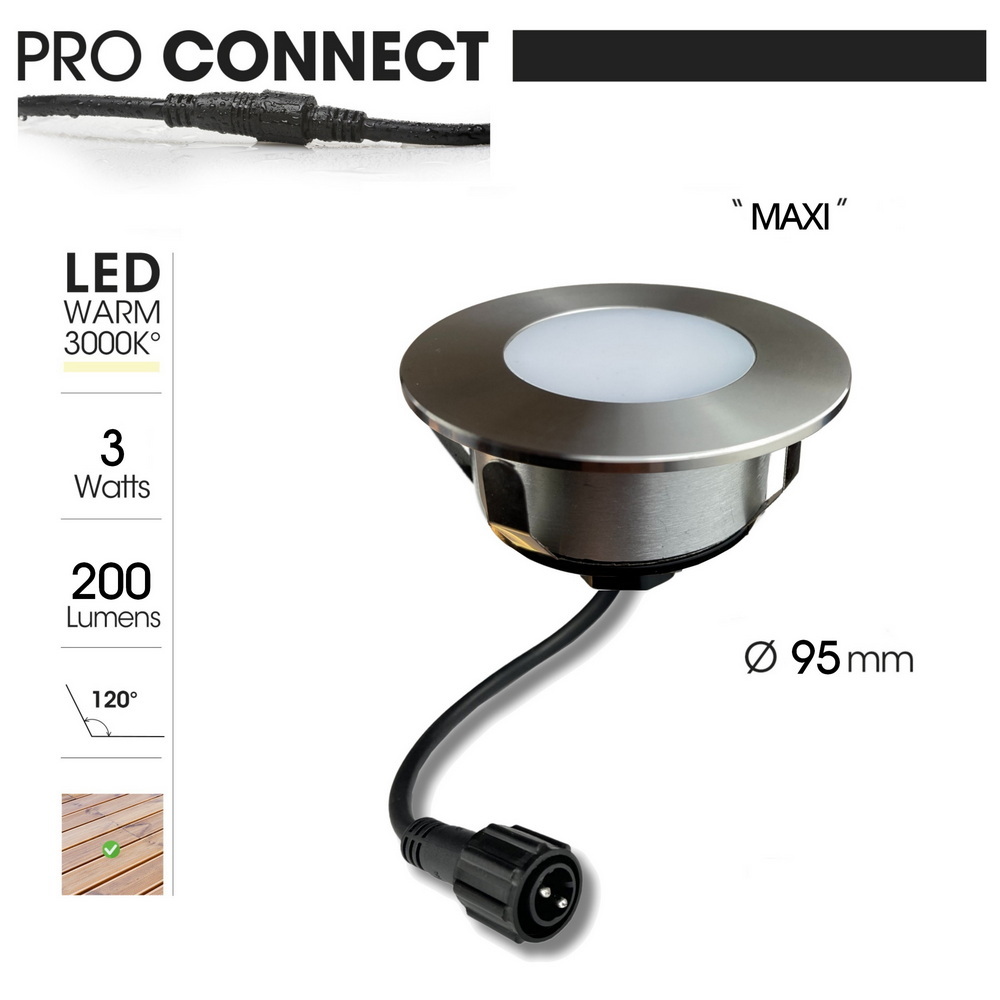 [2056] 2056 - Focos empotrables para madera Ø9,5cm - 3000°K