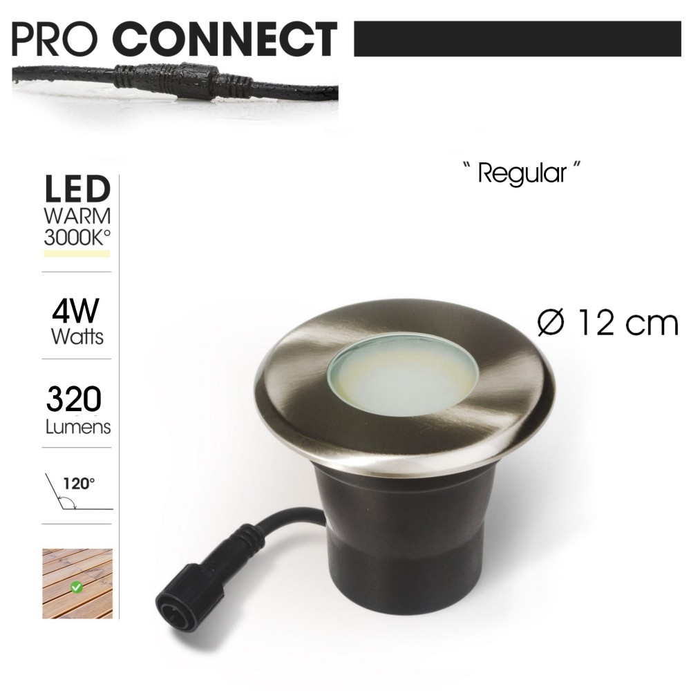 [2176] 2176 - Encastré bois rond Ø12cm Warm