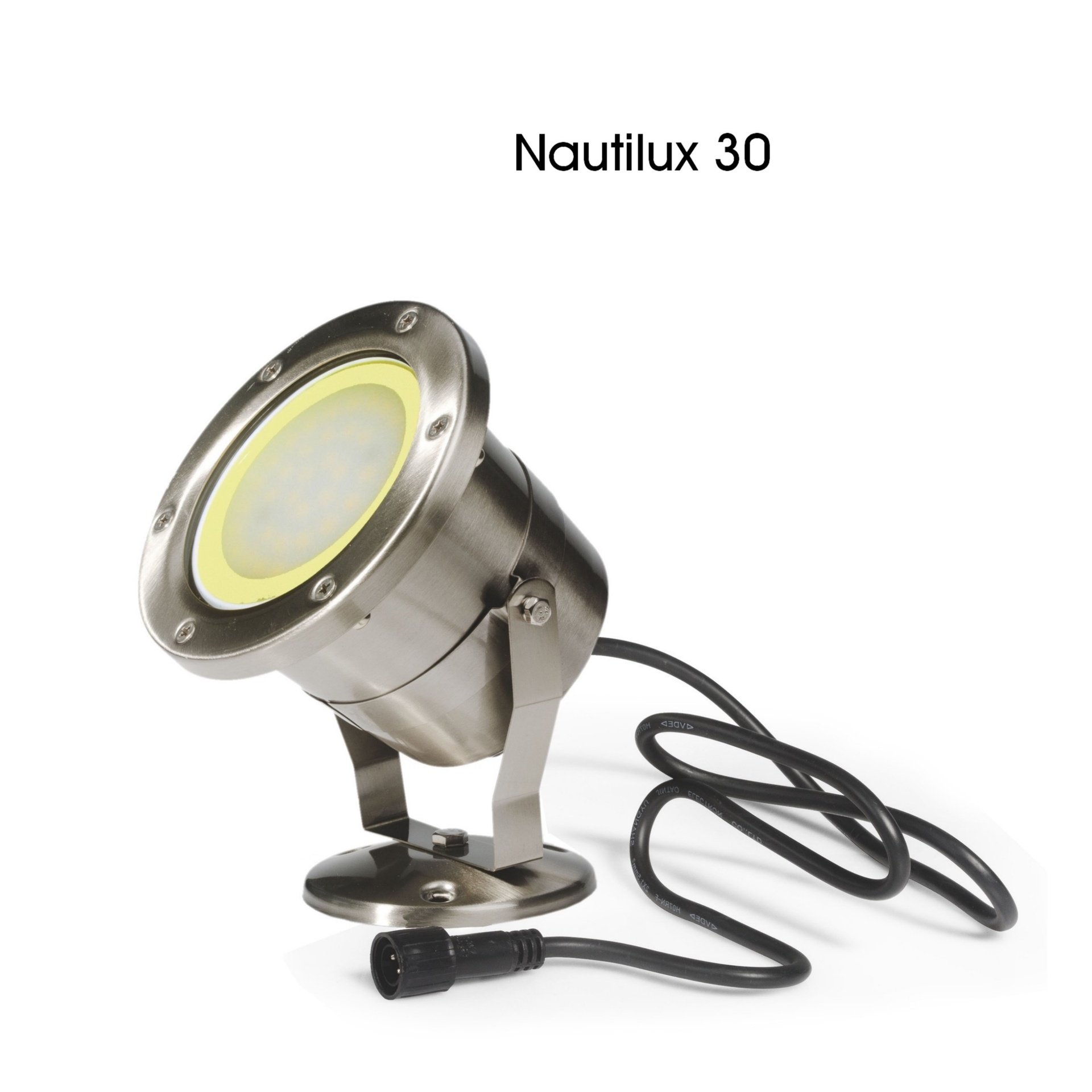 [3676] 3676 - Faretto da immersione NAUTILUX 30 - INOX IP68 (2m) - 10W