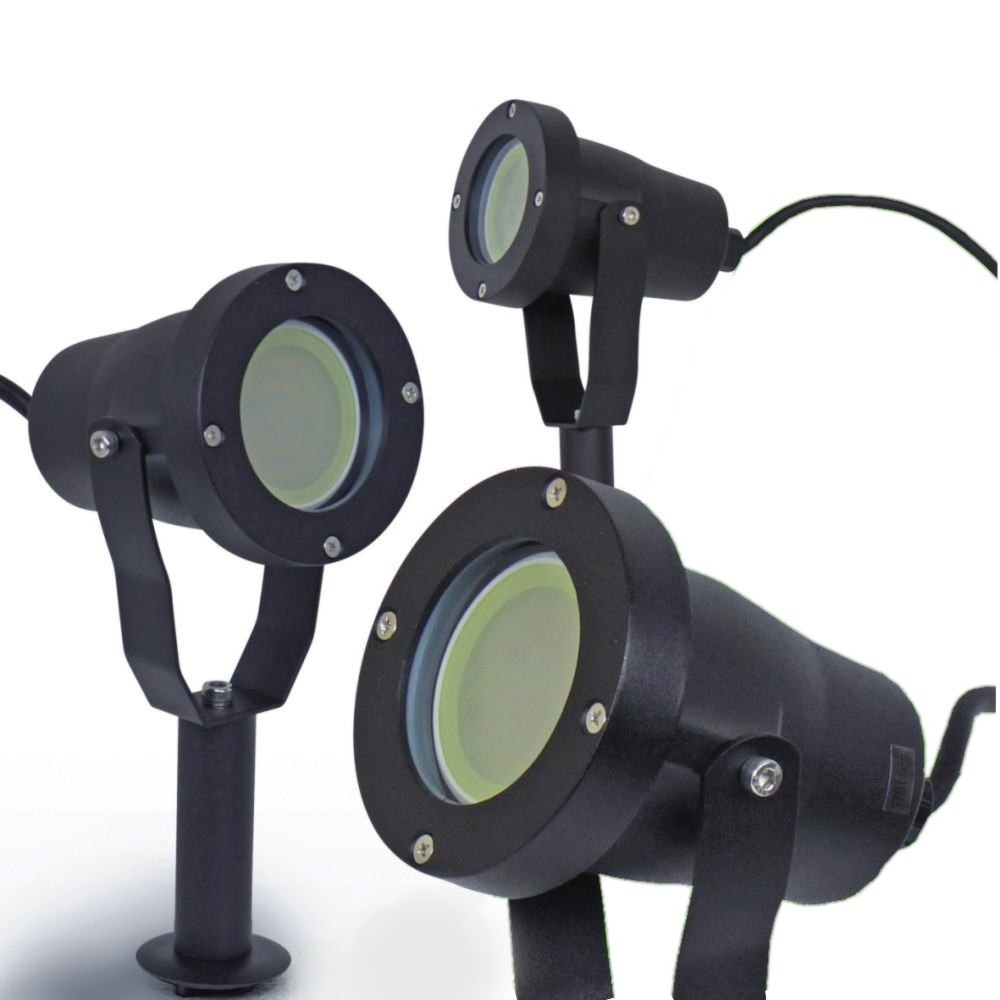 [3416-Set3] 3416-Set3 - SET of 3 TARGET10 Black Aluminum Spotlights - 4W