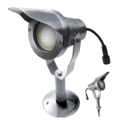 [3426A] Z-3426A-Projecteur+Socle Alu Br. 6,5W