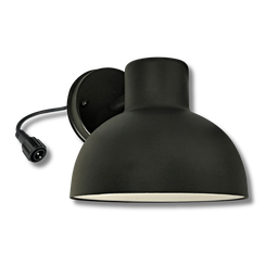 [4750] Applique murale HEMISPHERE Noire - Ø 20 cm