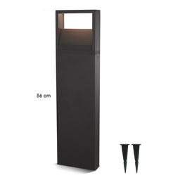 [4414] Borne Noire  16 x 5 x Ht 56cm - Bizauté 2 côté