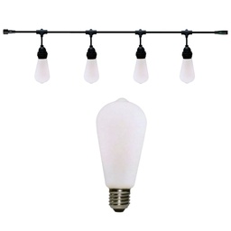 [8603-C720] Guirlande 3m MILKY WAY (Ampoules Blanche) 4xE27/ST64 LED 4,5W - 2700K