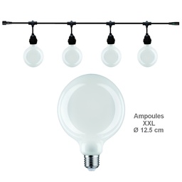 [8606-C920] Guirlande 6m MILKY WAY (Ampoules Blanche) 8xE27/G125 LED 4,5W - 2700K