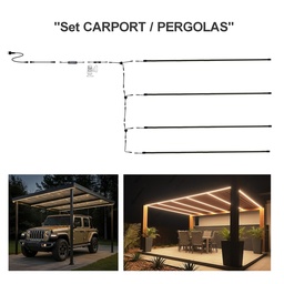 [1024] 1024 - Kit Pergolato / Carport 4 x 2,5 m
