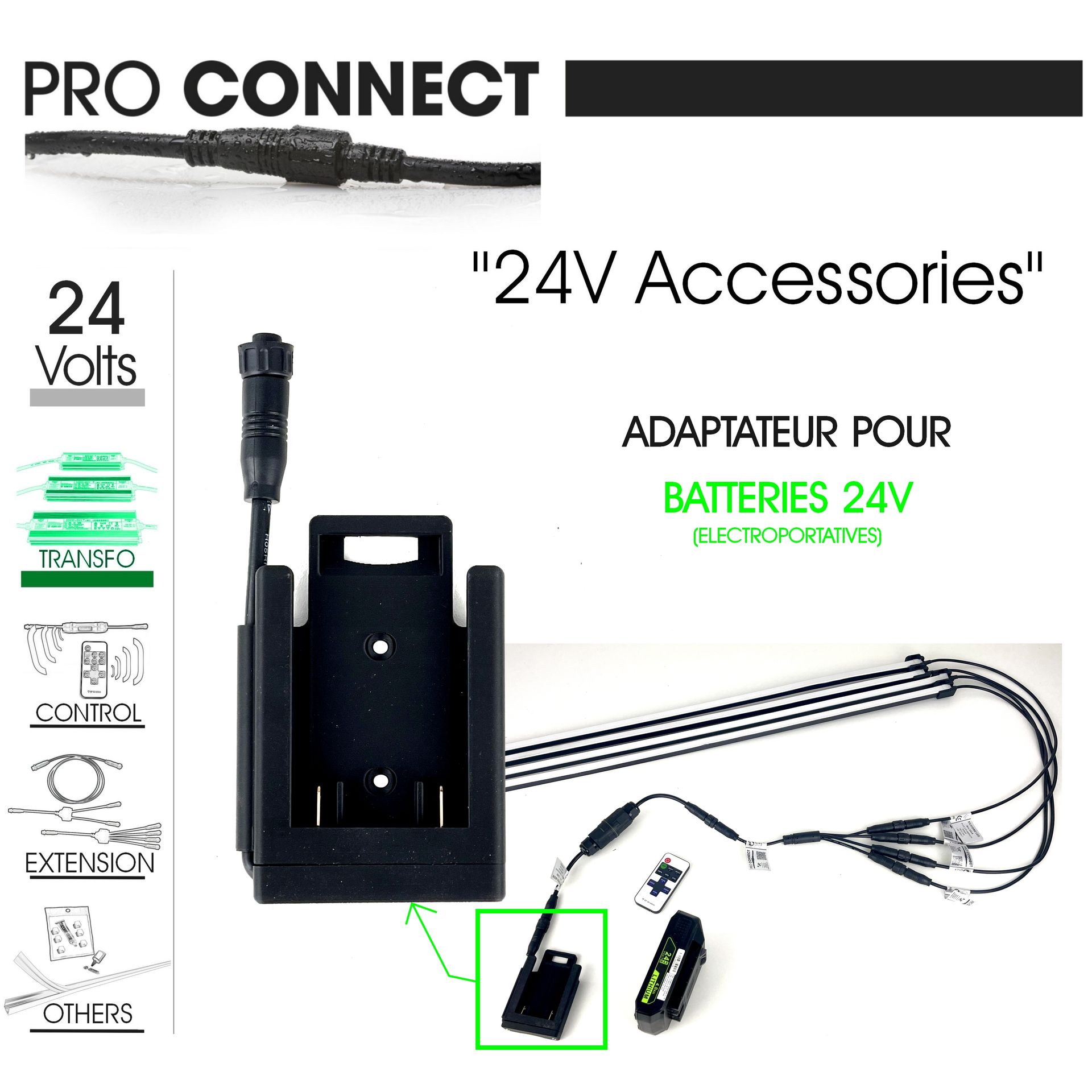 [F500] F200 - Boitier de contrôle 24V + Télécommande (copie)