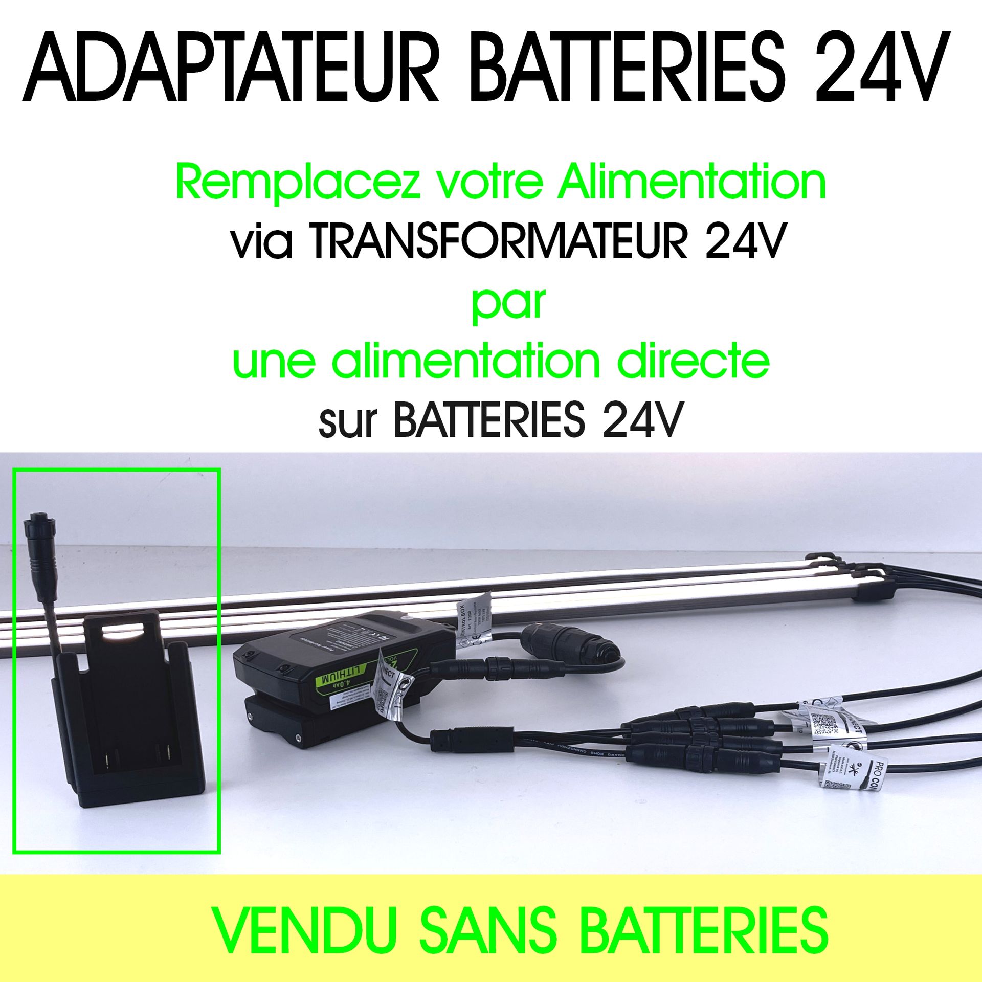 [F500] F200 - Boitier de contrôle 24V + Télécommande (copie)