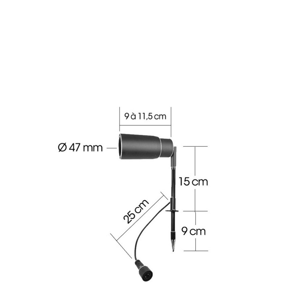[3366] 3366 - Projecteur SNIPER 20 Lentille ajustable - 5W
